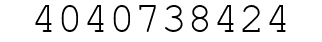 Number 4040738424.