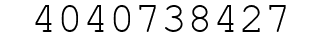 Number 4040738427.