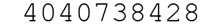 Number 4040738428.