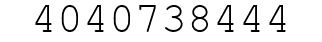 Number 4040738444.