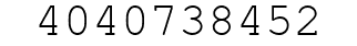 Number 4040738452.