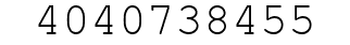 Number 4040738455.