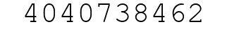 Number 4040738462.