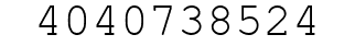 Number 4040738524.