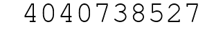 Number 4040738527.