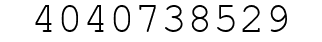 Number 4040738529.