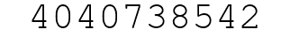 Number 4040738542.