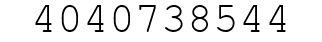 Number 4040738544.