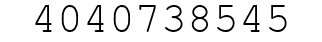 Number 4040738545.