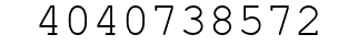 Number 4040738572.