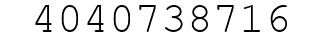 Number 4040738716.
