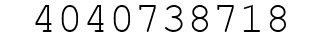 Number 4040738718.