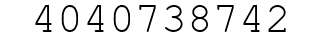 Number 4040738742.