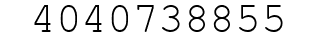 Number 4040738855.