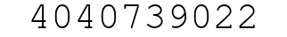 Number 4040739022.