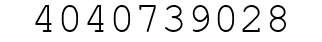 Number 4040739028.
