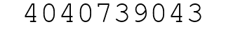 Number 4040739043.