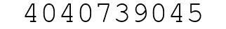 Number 4040739045.