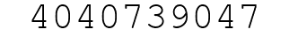 Number 4040739047.
