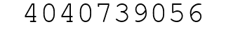 Number 4040739056.