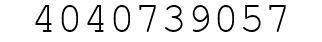 Number 4040739057.