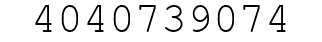 Number 4040739074.