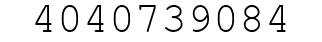 Number 4040739084.