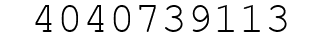Number 4040739113.