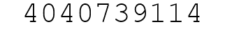 Number 4040739114.