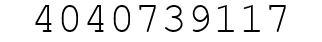 Number 4040739117.