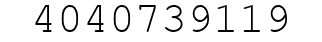 Number 4040739119.