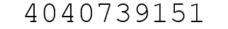 Number 4040739151.