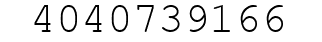 Number 4040739166.