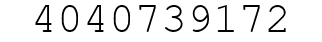 Number 4040739172.