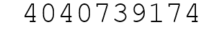 Number 4040739174.