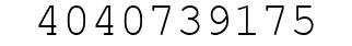 Number 4040739175.