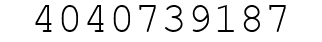 Number 4040739187.