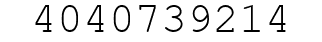 Number 4040739214.