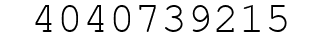 Number 4040739215.