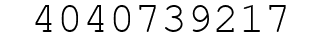 Number 4040739217.