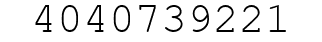 Number 4040739221.