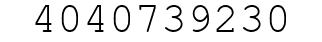 Number 4040739230.