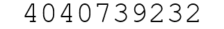 Number 4040739232.