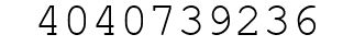 Number 4040739236.