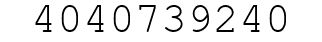 Number 4040739240.