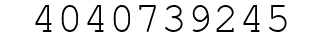 Number 4040739245.