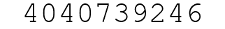 Number 4040739246.