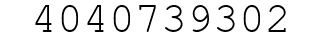 Number 4040739302.