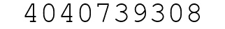 Number 4040739308.