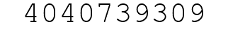 Number 4040739309.